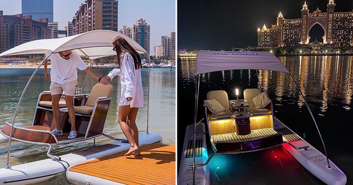 Sail Around Palm Jumeirah With Your Date In This Luxury Electric Catamaran