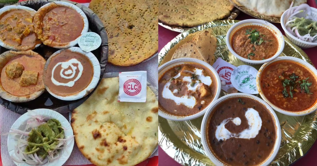 This Ramleela Thali With Missi Roti, Tandoori Roti And Curries From Delhi Food Stall Is Going Viral!