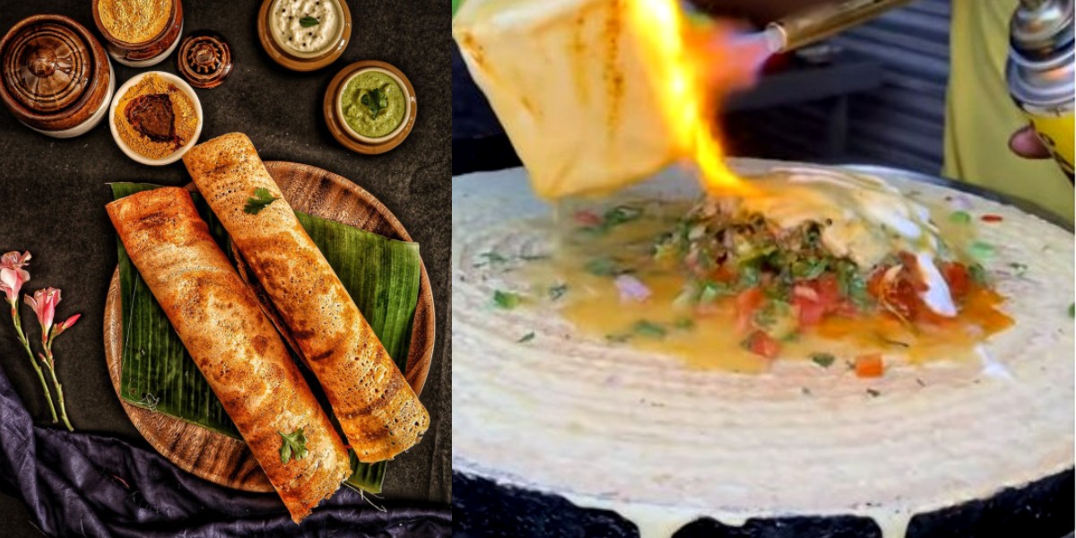 Heard Of Fire Dosa? This Delhi Eatery Sets Fire To Your Dosa And Serves You