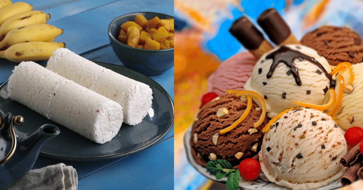 Puttu Ice Cream, A Take On Popular Kerala Delicacy Leaves Foodies Drooling
