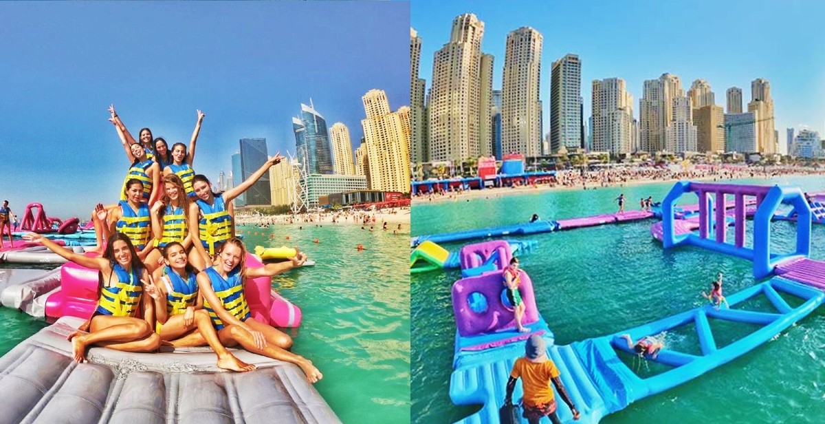 Dubai Inflatable Water Park Is Officially The Largest In The World