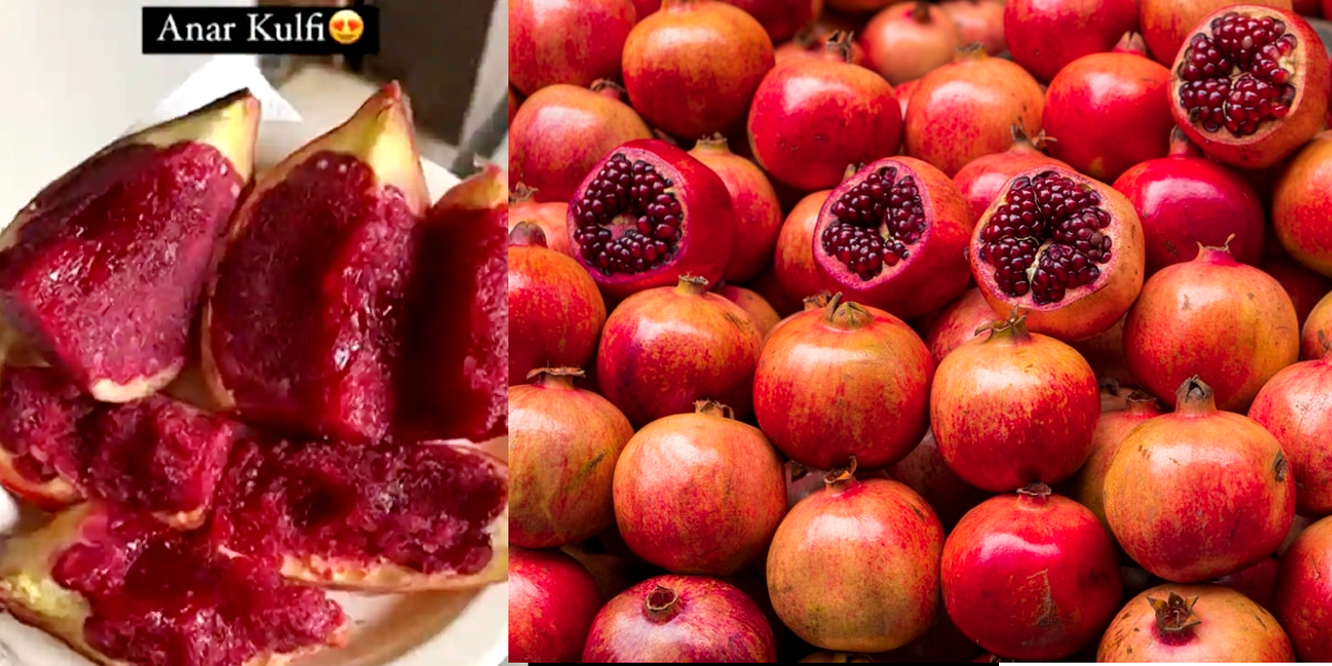 This Delhi Eatery Stuffs Kulfi In Pomegranates & It’s Really Innovative