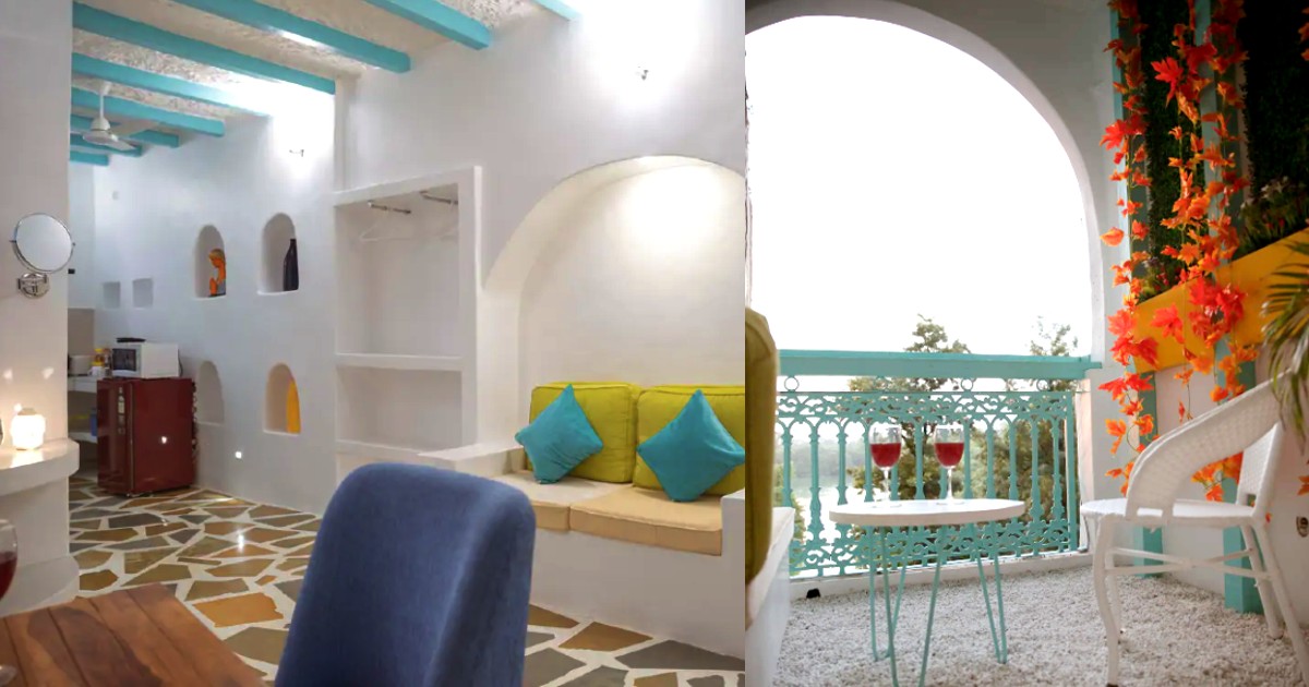 Stay In This Santorini-Themed Airbnb In Delhi & Get Transported To The Lanes Of Greece