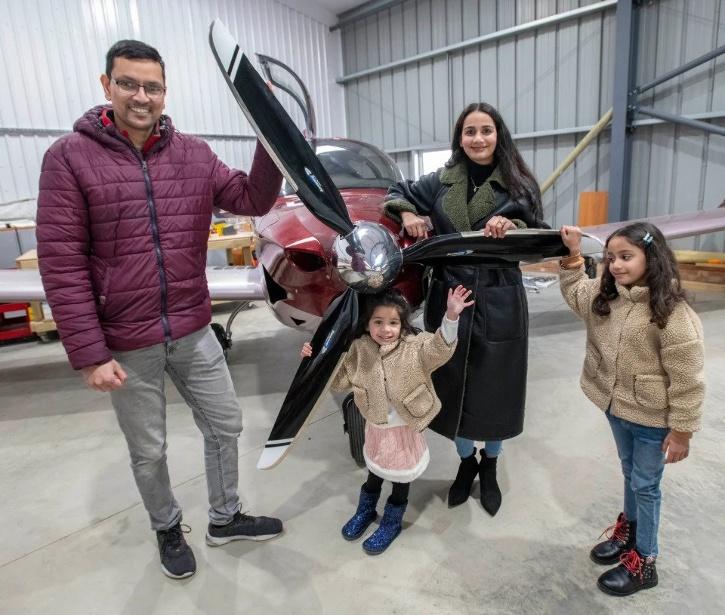 indian family build plane