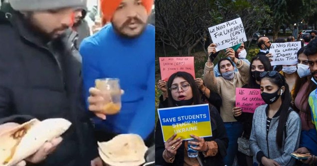 Sikh Man Offers Langar On Train To Students Leaving Ukraine