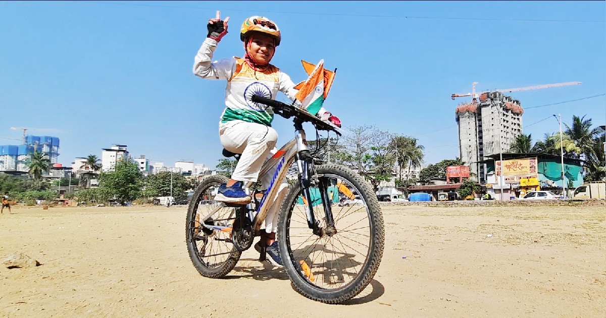 10-Year-Old Mumbai Girl Cycles 3600 Km From Kashmir To Kanyakumari In 38 Days