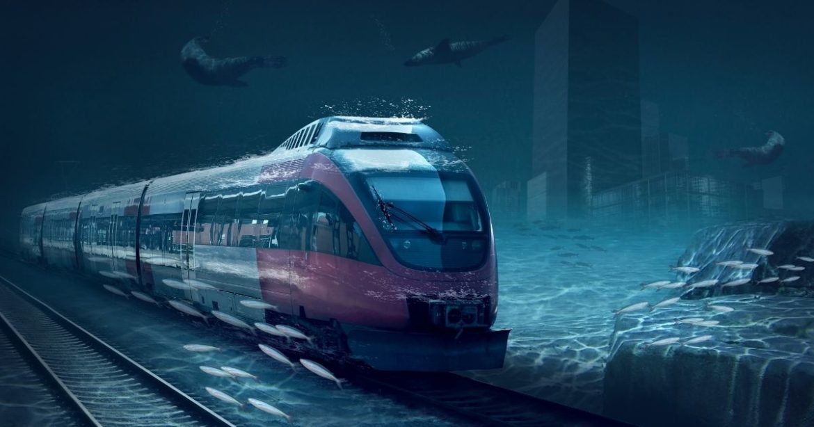 Futuristic Floating Underwater Train Connecting Dubai With Mumbai Is ...