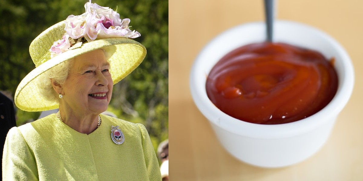 queen elizabeth tomato ketchup