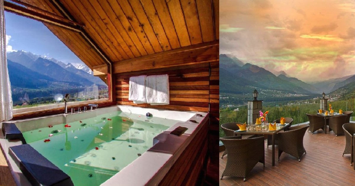 This Wooden Homestay In Himachal Has A Hot Tub Overlooking The Himalayas