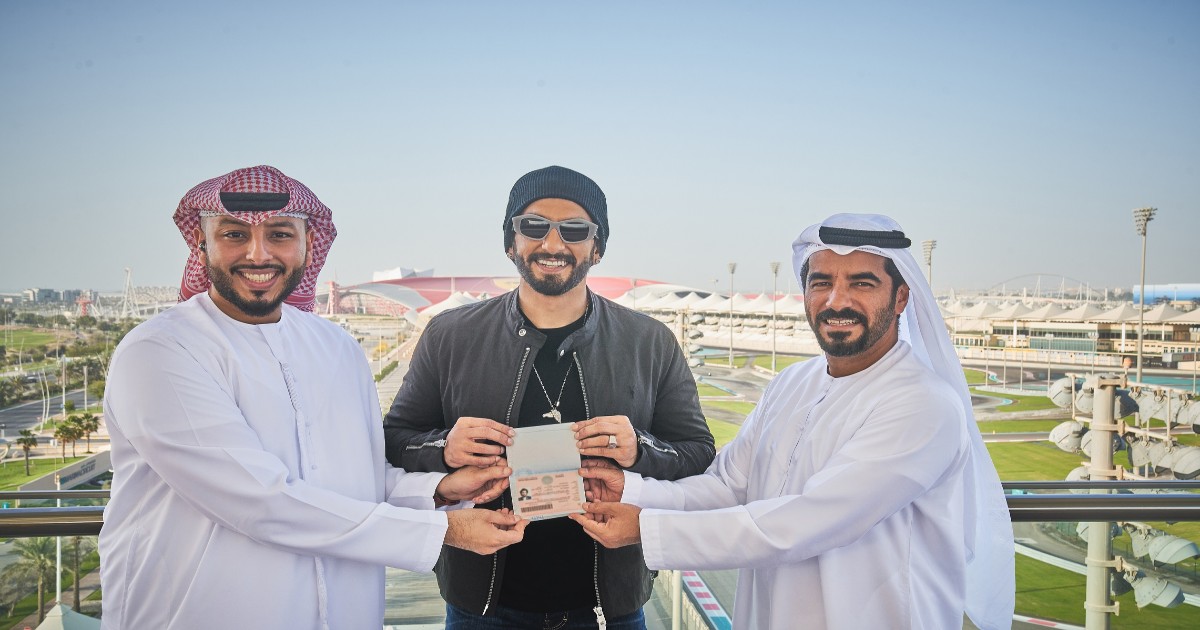 Bollywood Superstar Ranveer Singh Honoured With UAE Golden Visa