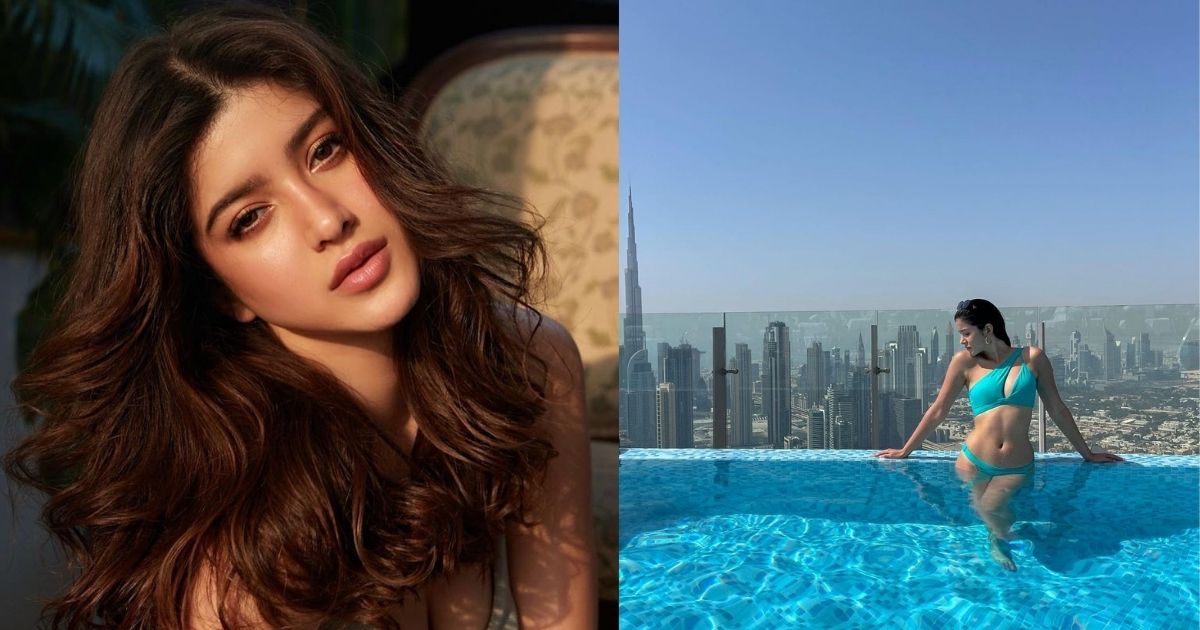 Shanaya Kapoor Basks In The Dubai Sun & Takes A Dip In The Pool 