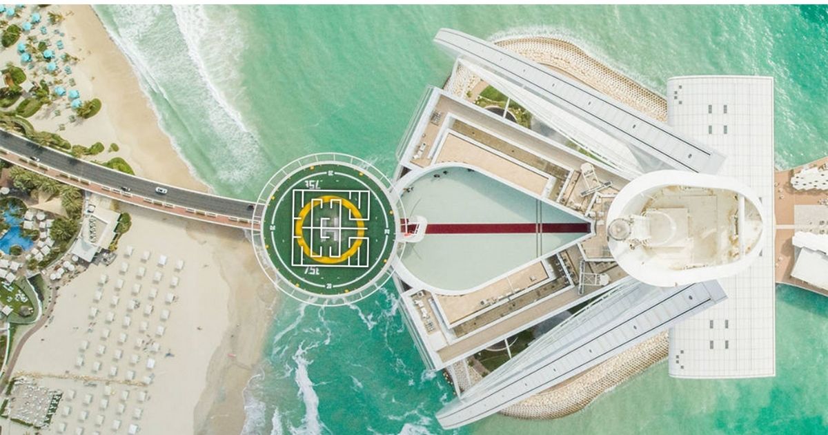 The Helipad Of Burj Al Arab Is Hosting An Art Exhibition That Is The Guaranteed To Amaze You!