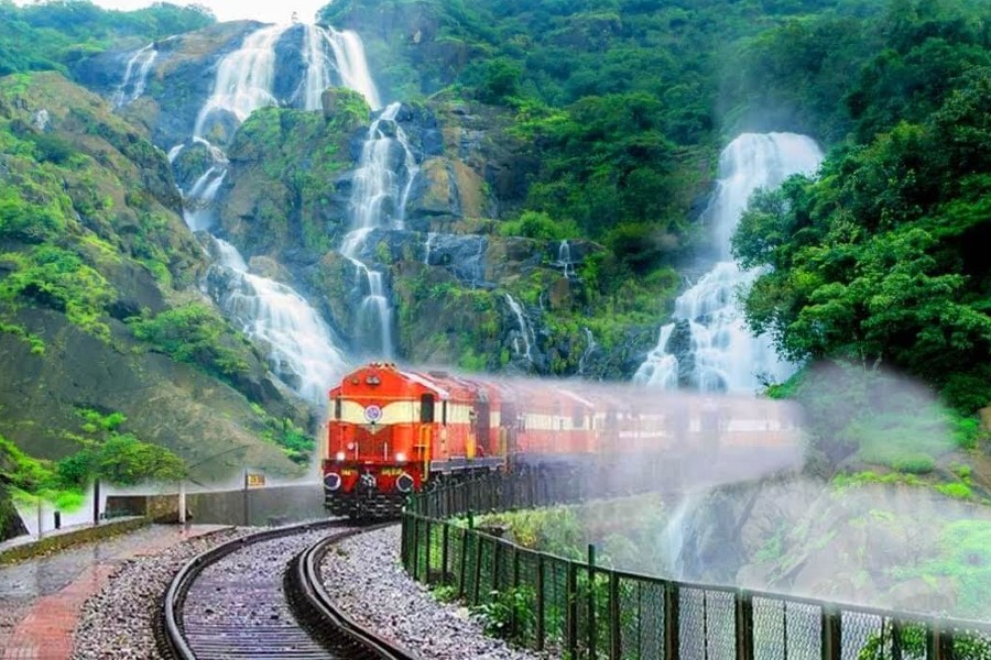 train routes with sea views in india