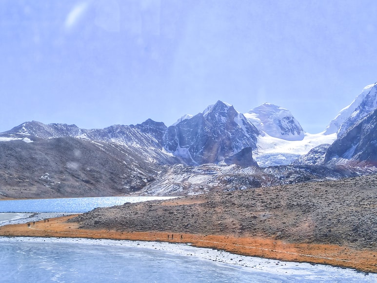 frozen lakes in india