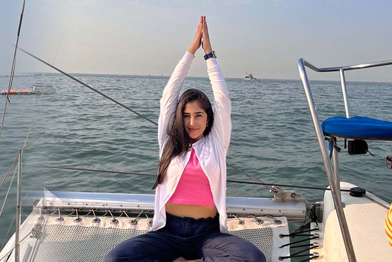 We Meditated On A Yacht In Mumbai In The Middle Of Arabian Sea