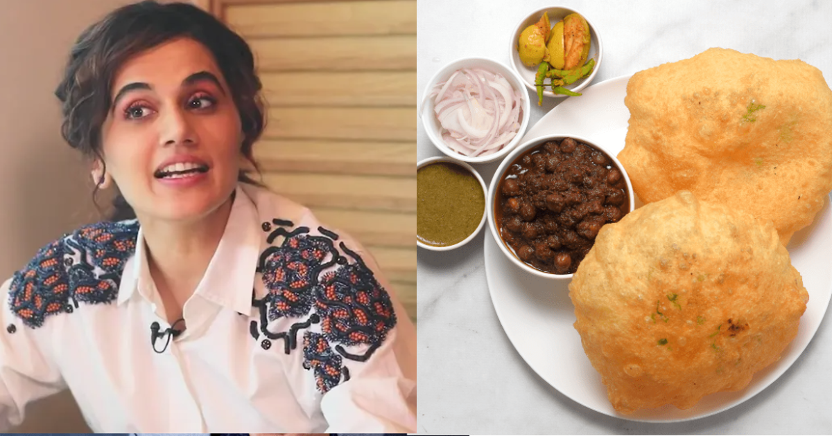 chole bhature taapsee pannu