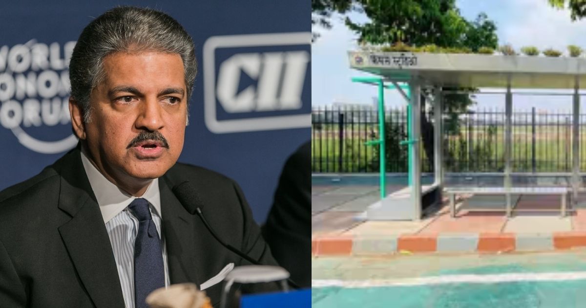 Anand Mahindra Lauds Mumbai’s New, World-Class Bus Stops With Exercise Bar And Green Cover