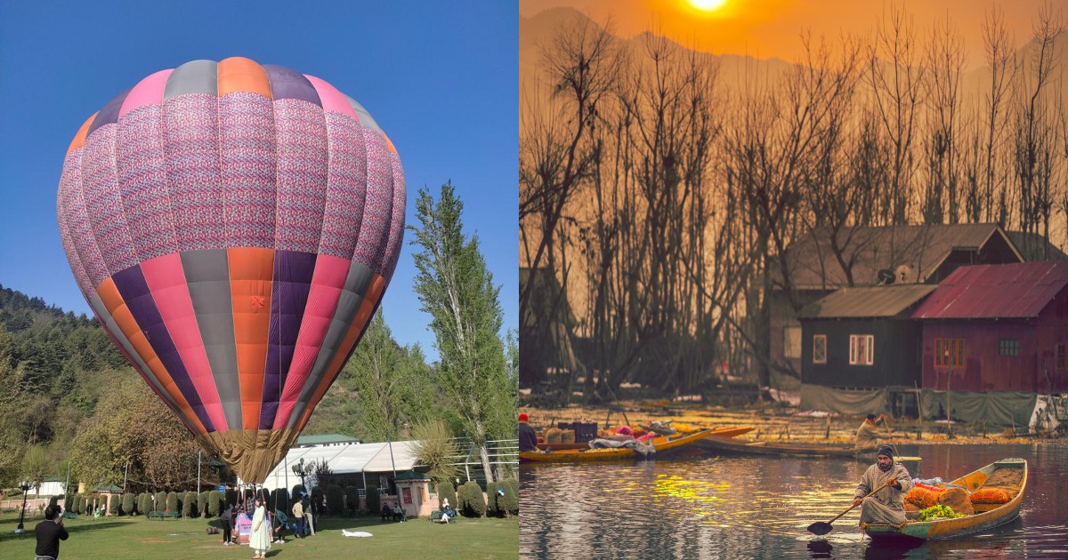 You Can Now Get On A Hot Air Balloon In Srinagar To Enjoy The Panoramic Vistas