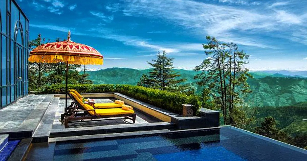 These 5 Infinity Pools In India Overlook The Himalayas