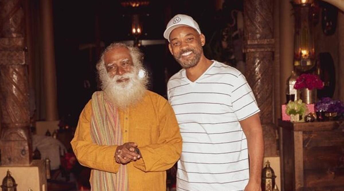 will smith in india to meet sadhguru