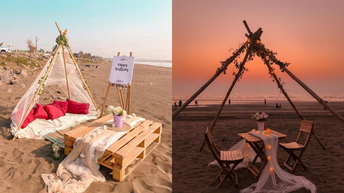 This Is The Most Romantic Beach Cafe In Mumbai With A Luxurious Cabana Set Up