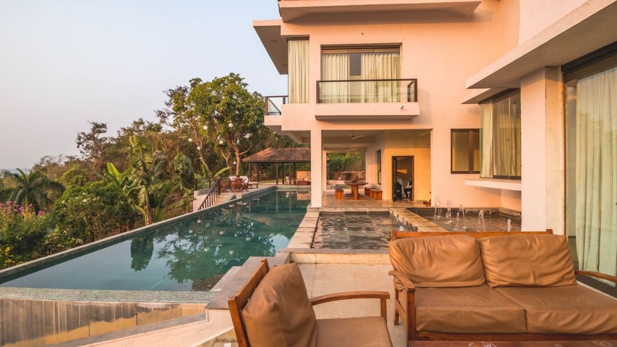 Stay On A Cliff In Goa At This Property With An Infinity Pool & A Hot Tub