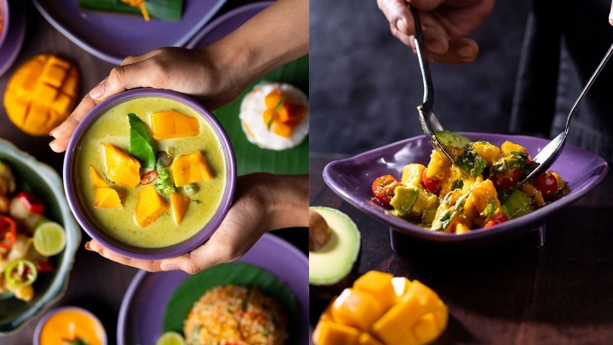 five-course mango meal