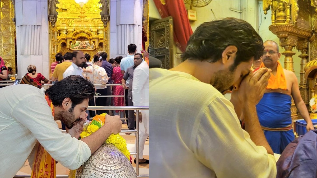 Kartik Aaryan Whispers Wishes Into Mooshik’s Ears At Siddhivinayak Temple