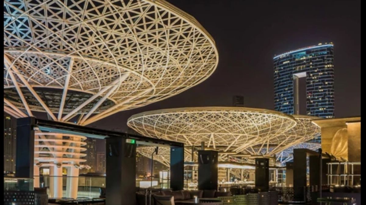Party In A Chic, New Rooftop Lounge In Dubai Surrounded By Skyscrapers
