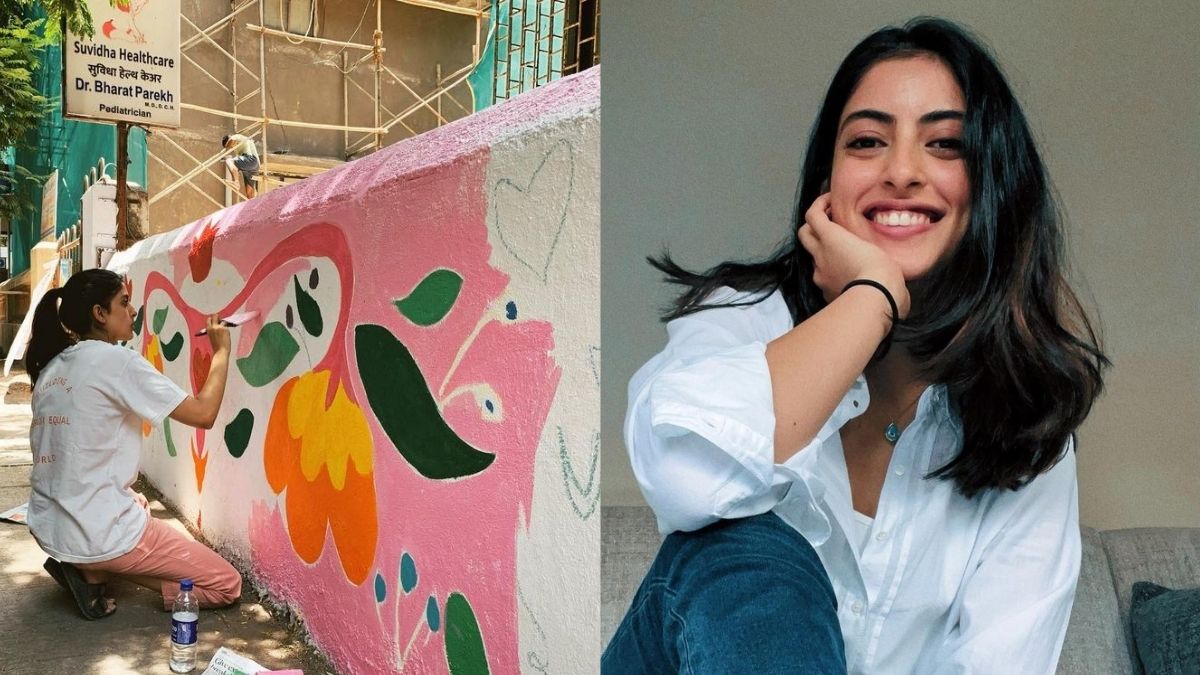 Amitabh Bachchan’s Granddaughter Creates Street Art To Promote This Cause