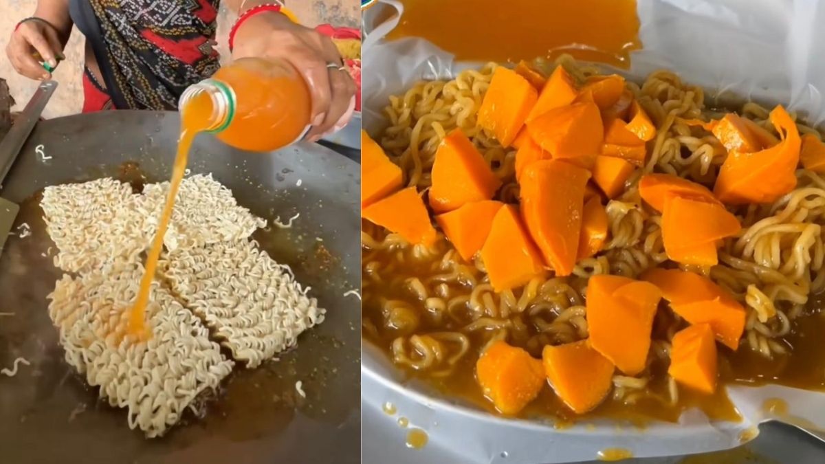 Street Vendor Makes Mango Maggi, And Netizens Wish To Move To Another Planet