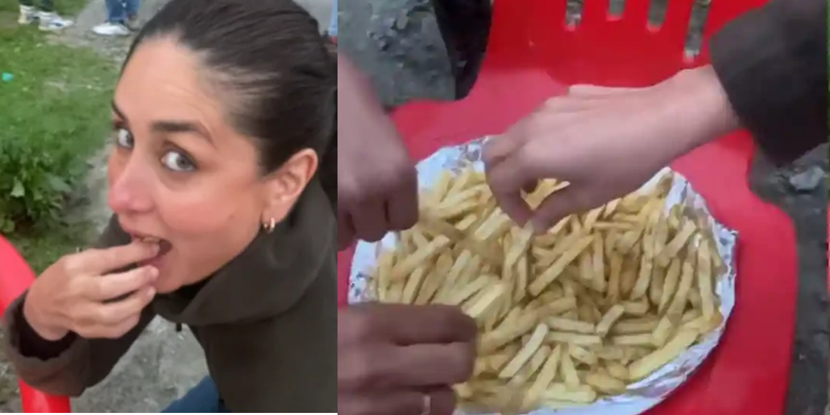 Kareena Kapoor Khan Enjoys Hot French Fries In Freezing Darjeeling; Foodies Can Totally Relate