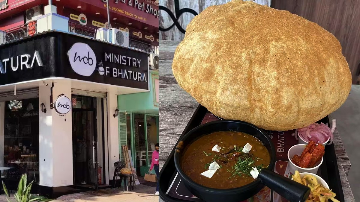 This Bahubali Chole Bhature At Ministry Of Bhatura Is The Biggest Bhature In Gurgaon
