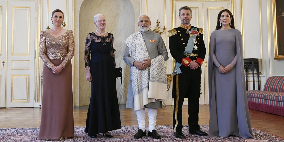 Danish Queen Hosts Gala Dinner For PM Modi At Amalienborg Palace