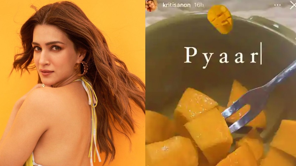 Kriti Sanon Enjoys Mango Season To The Fullest With Bowl Of Cut Mangoes