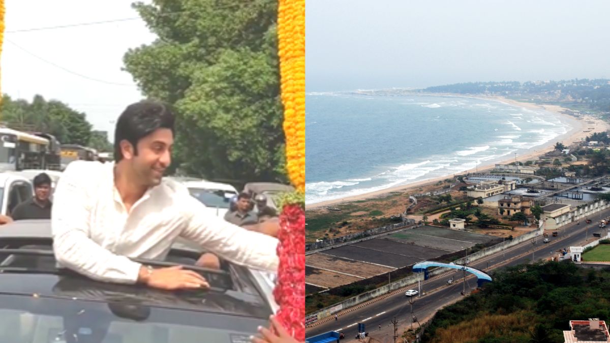 Ranbir Kapoor Visits Vizag, The Place Where Ocean Meets The Mountains