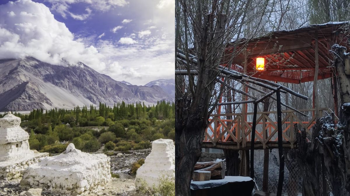 This Bonfire Cafe In Nubra Valley Is Perfect To Jam In The Mountains