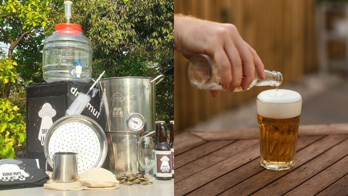 Now Brew Your Own Beer At Home With This All-In-One Kit