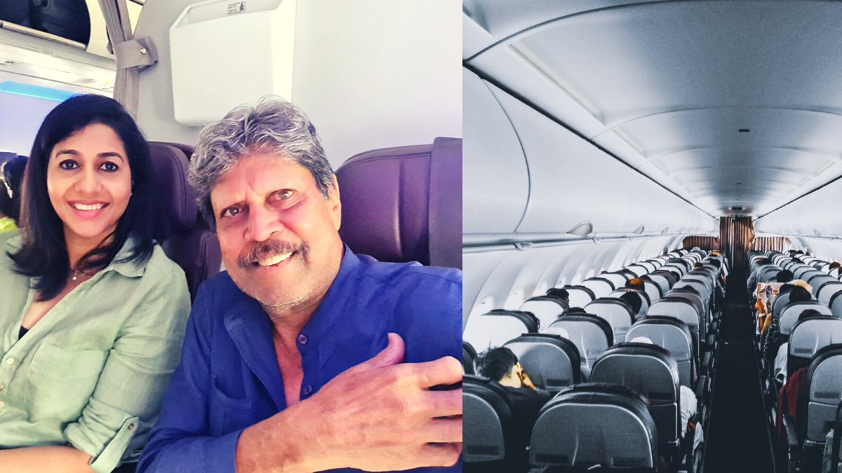 Legends Anju Bobby George & Kapil Dev Reunite On Delhi To Bangalore Flight