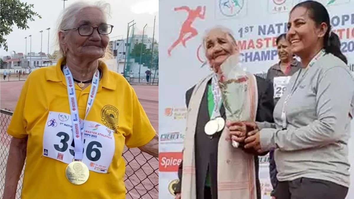 105-Year-Old ‘Super Nani’ Wins Gold For Sprinting 100 Metres In 45.40 Seconds