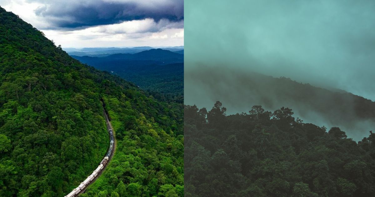 This Scenic Stretch Within The Western Ghats Is The Greenest Railway Route In India