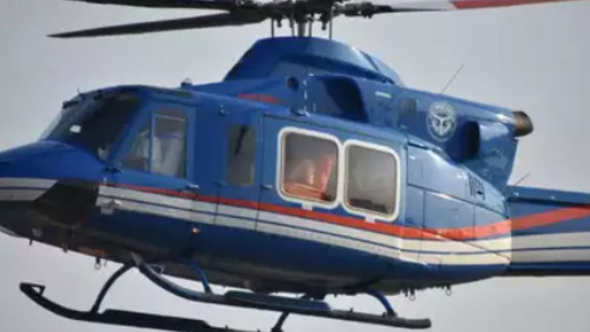 CM Yogi Adityanath’s Chopper Makes Emergency Landing Minutes After Take-off Due To ‘Bird Hit’