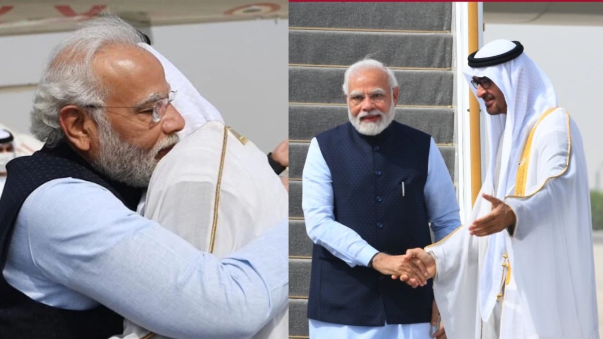 UAE President Welcomed Narendra Modi In Abu Dhabi With A Warm Hug