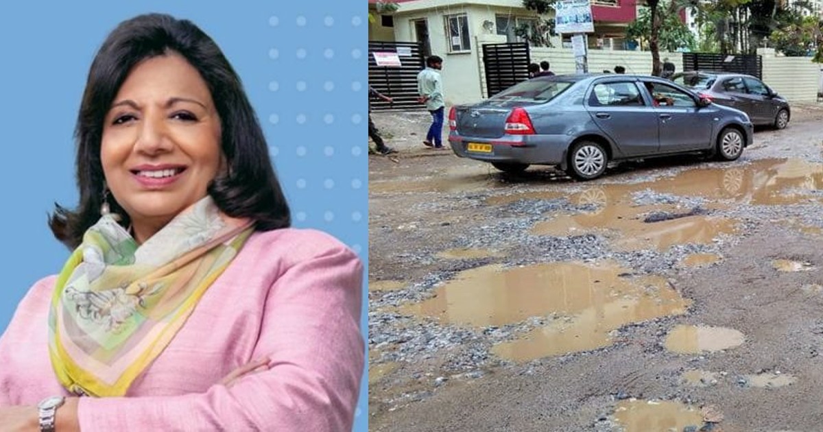 Kiran Mazumdar-Shaw Slams Karnataka Govt For Bad Roads In Bangalore