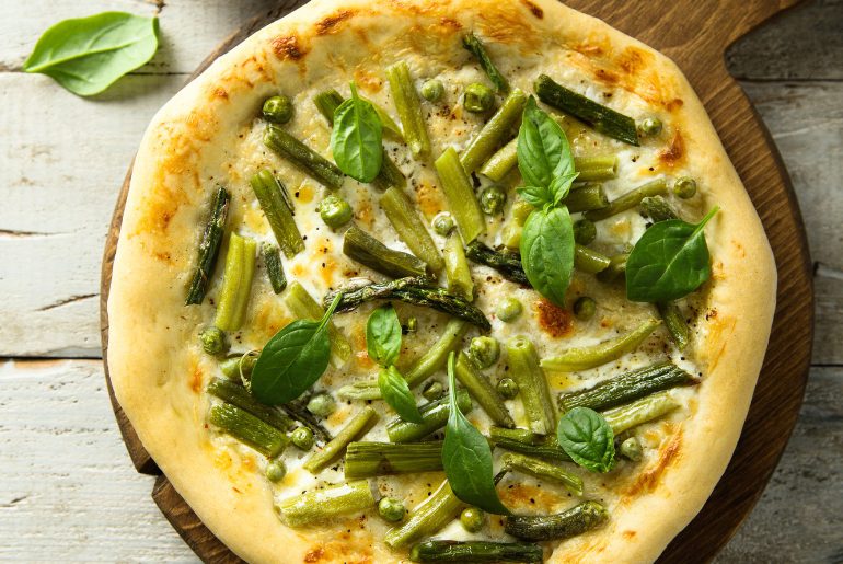 green peas pizza