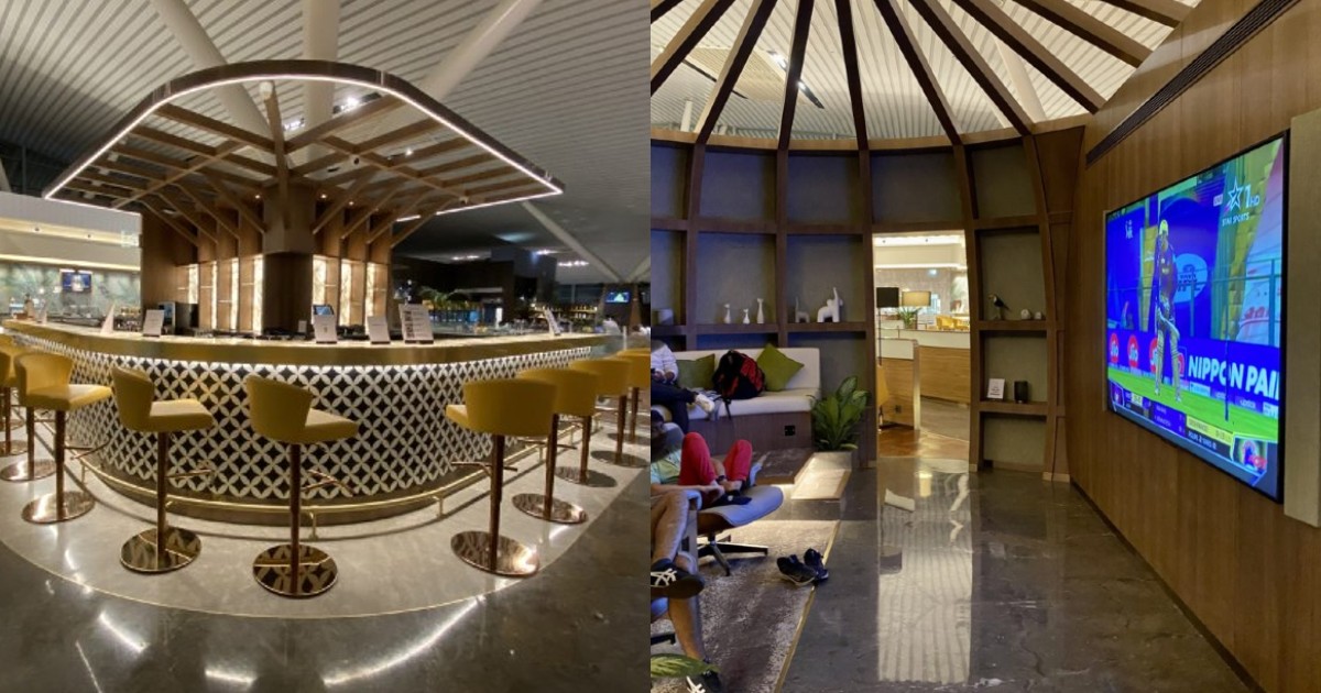 Bangalore Airport Unveils Ultra Posh Lounge With Bar, Buffet, Spa & Movie Screening