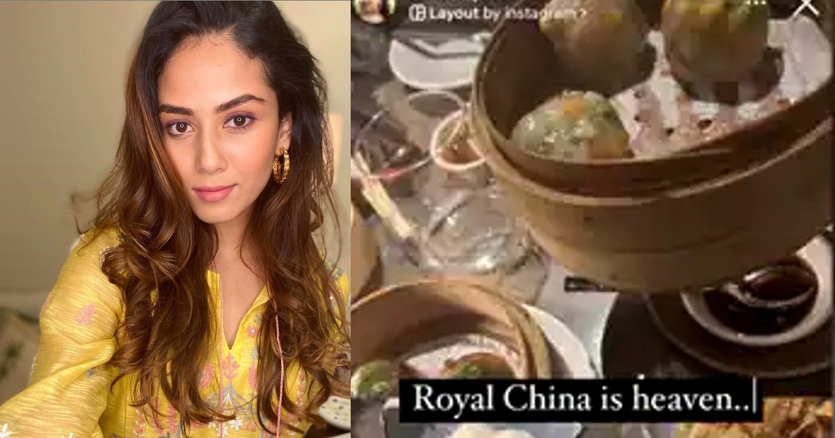 mira kapoor eats chinese food