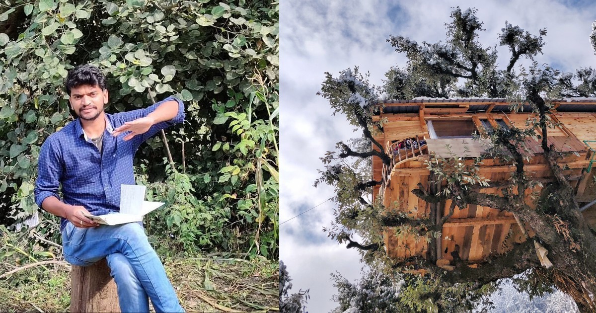 This 27-Year-Old Engineer Launched The Tree Houses In Jibhi; Earns ₹1 Crore A Year