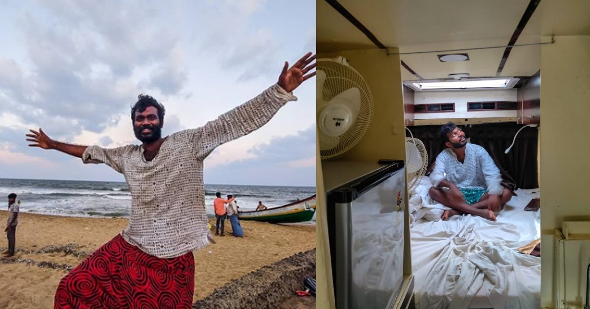 This 21-Year-Old Engineering Drop-Out Left Home To Travel In A Caravan From Kanyakumari To Spiti