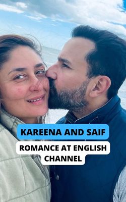 Kareena Kapoor Khan Shares Romantic Moment With Saif Ali Khan At English Channel